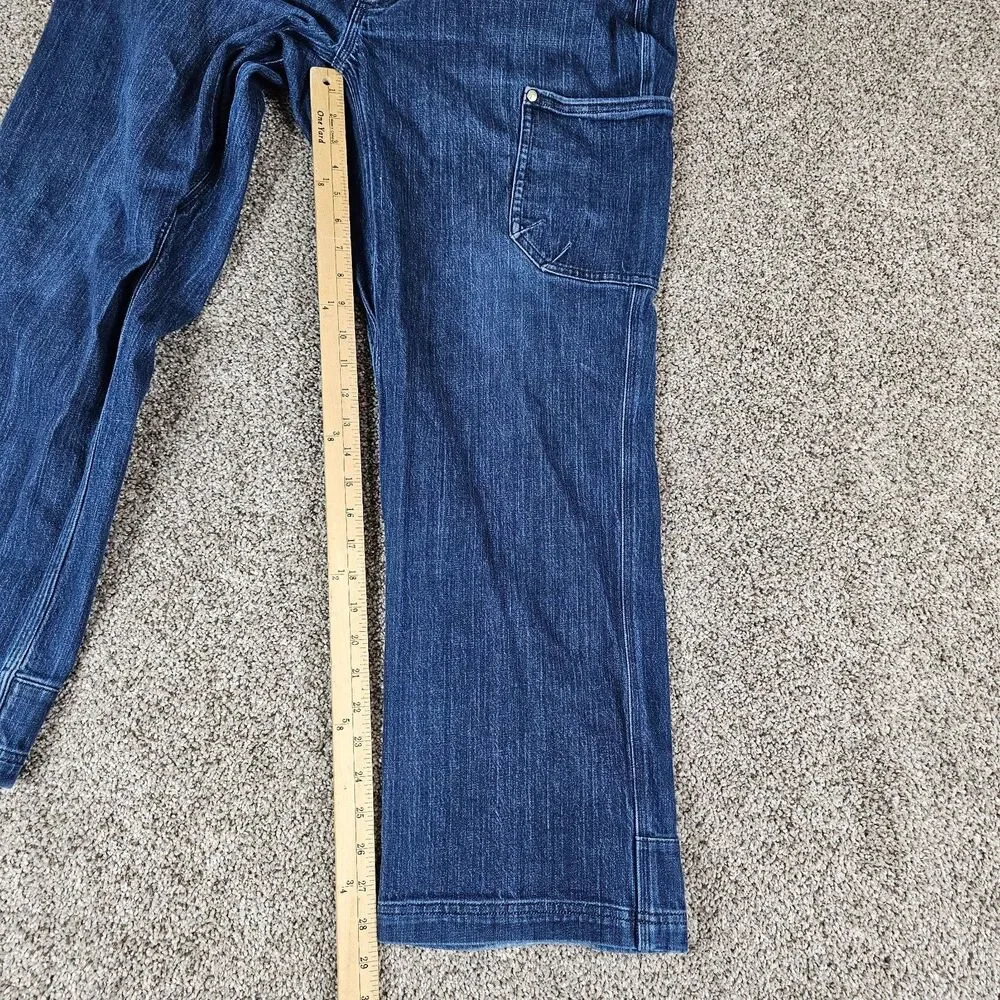 Duluth Alaskan Hardgear Jeans Mens 35x28 Cordura Stretch Cargo Utility Workwear
